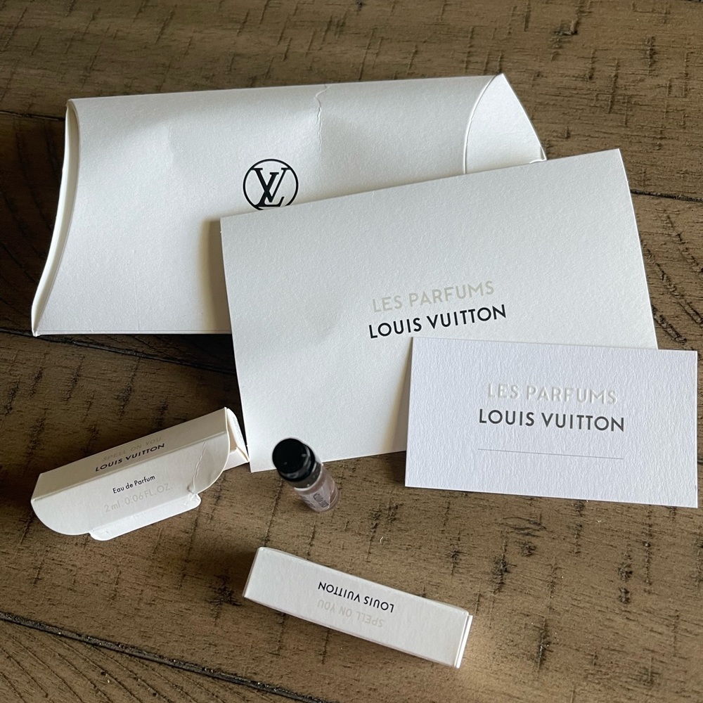 2 samples and box Louis Vuitton “Spell on you”